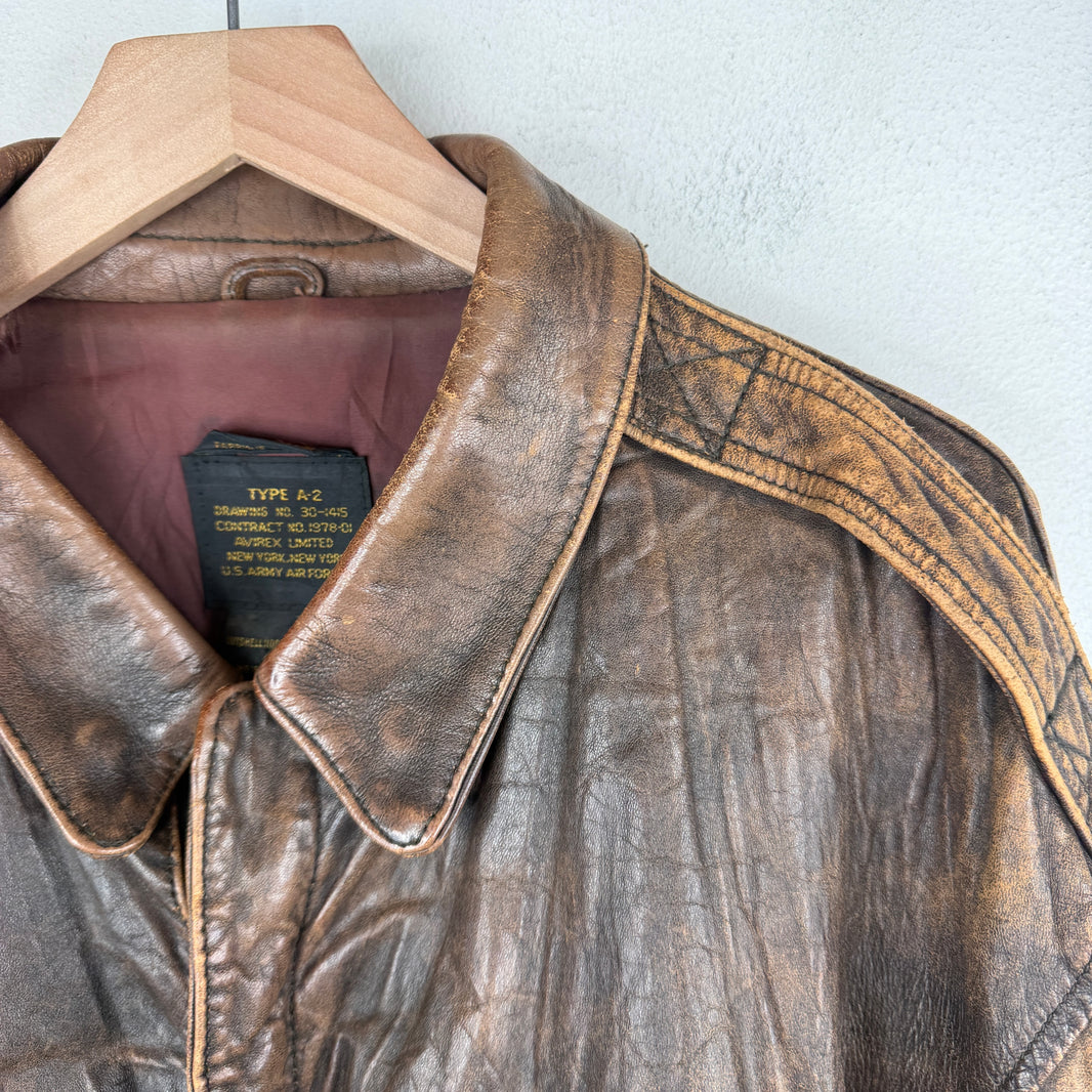 Vintage Leather Avirex Jacket