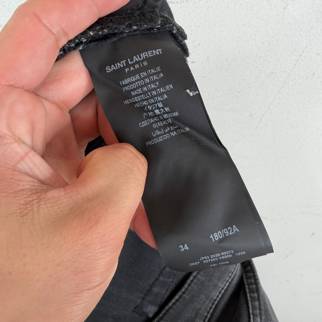 Saint Laurent Black D02 Jeans