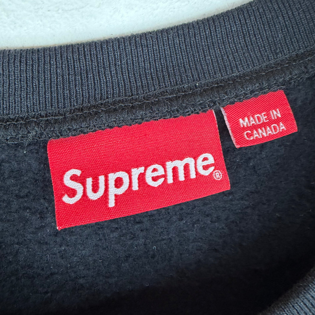 Supreme Black Box Logo Crewneck