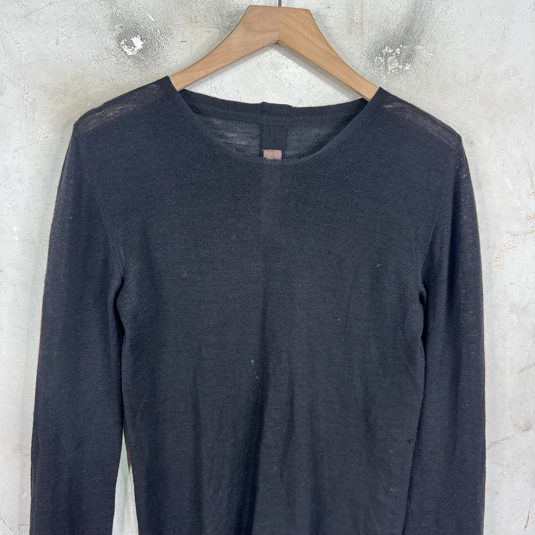 Rick Owens Naska Thin Wool Sweater