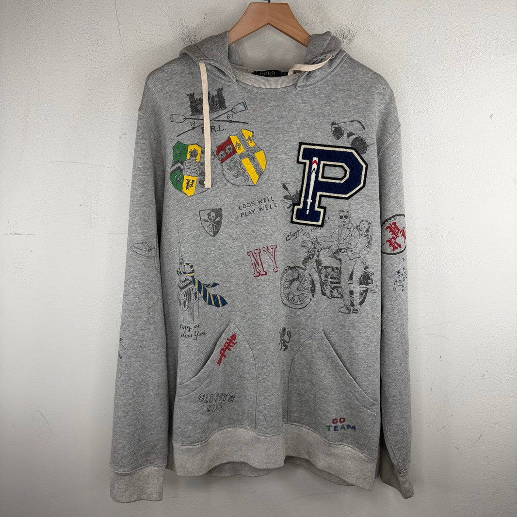 Polo Ralph Lauren AOP Graffiti Logo Hoodie