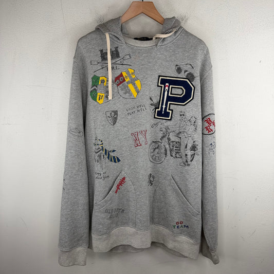 Polo Ralph Lauren AOP Graffiti Logo Hoodie