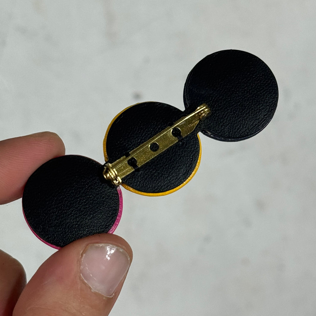 Louis Vuitton Tri Logo Pin