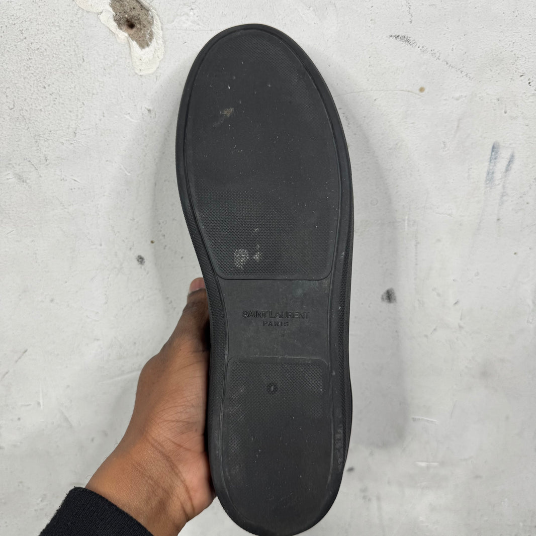 Saint Laurent Black Leather SL01 Sneakers