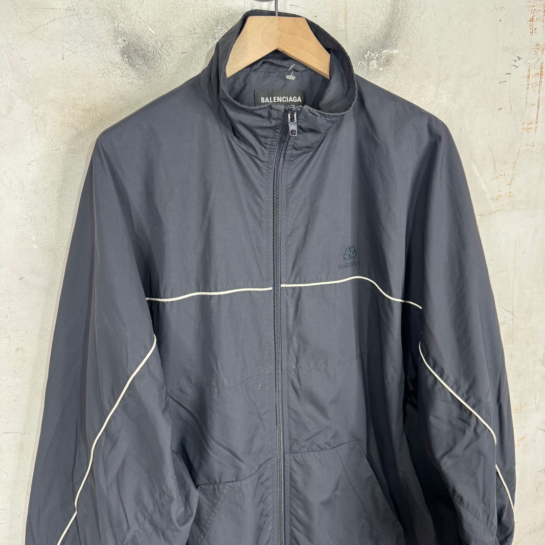 Balenciaga White Piping Track Jacket