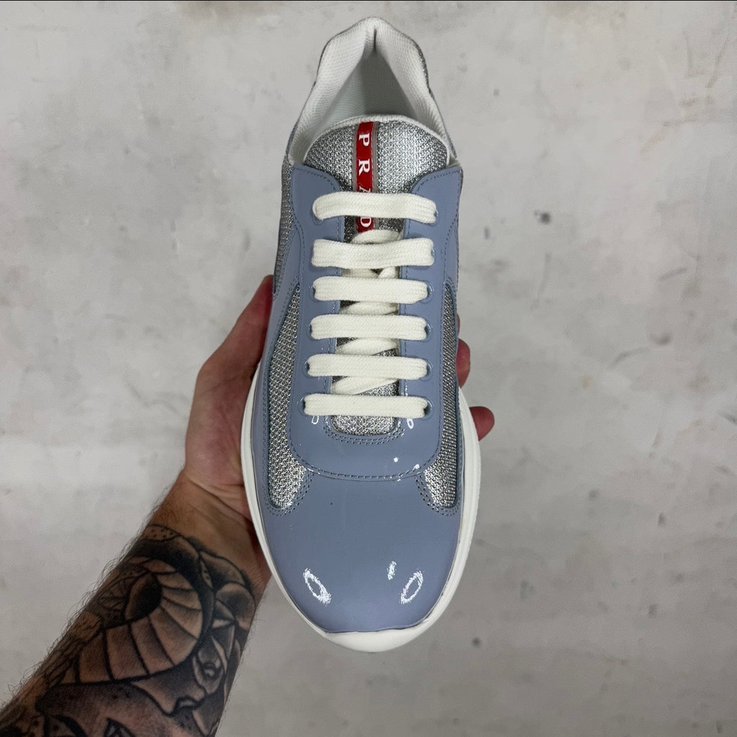 Prada Light Blue Patent Americas Cup