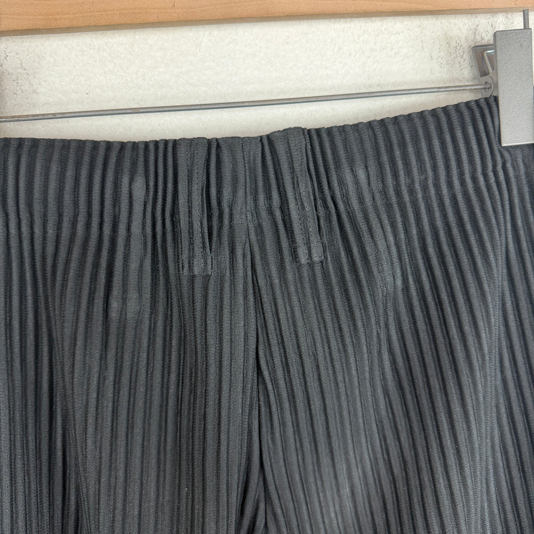 Issey Miyake Plisse Black Pleats Trousers