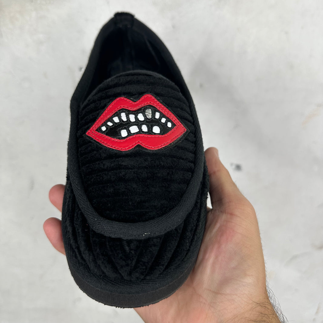 Black Trooper America Shoes Corduroy American Trooper Shoes Chrome