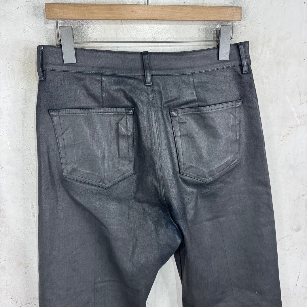Rick Owens Porterville Waxed Geth Jeans
