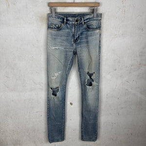 Saint Laurent Lightwash D02 Repaired Jeans