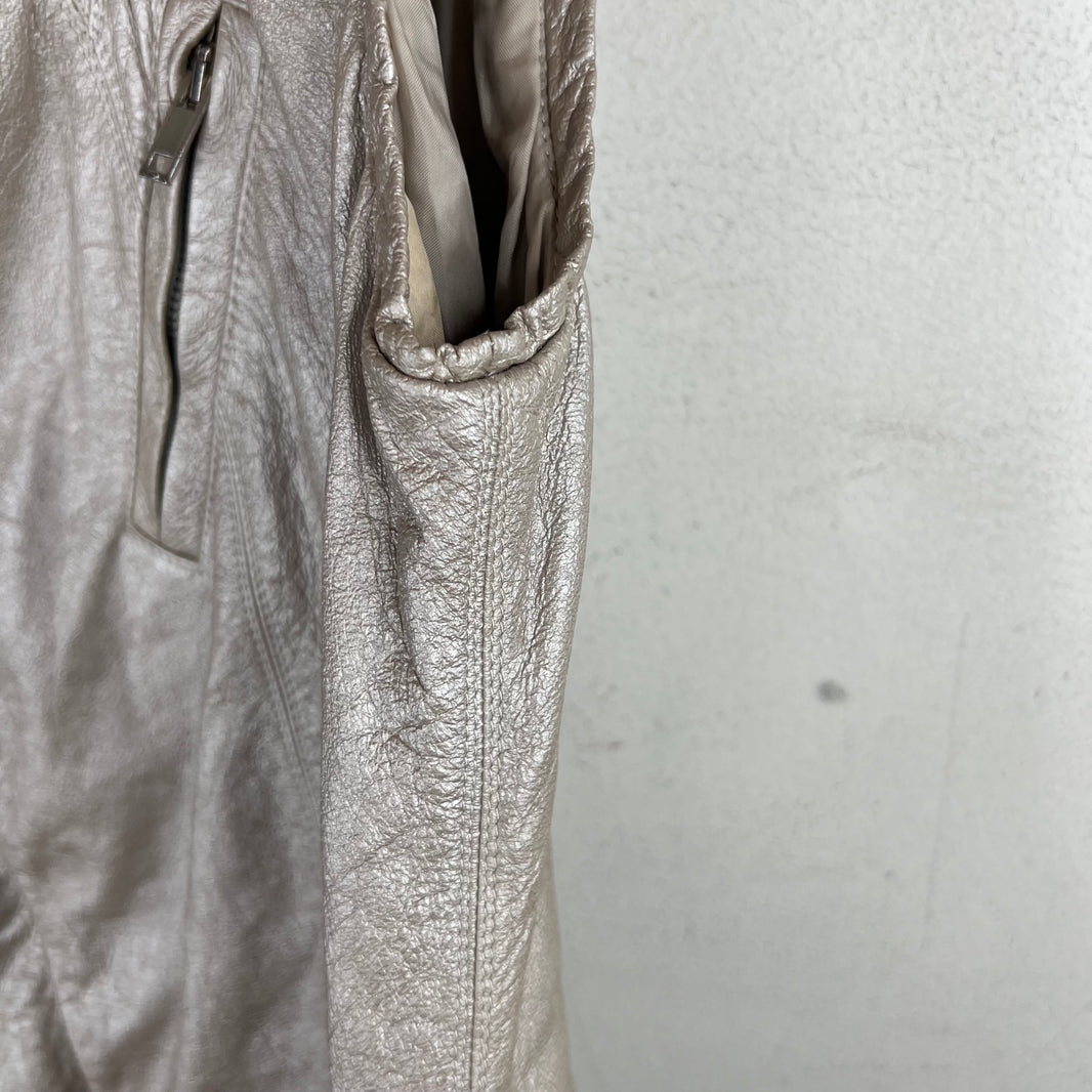 Rick Owens Silver Leather Vest