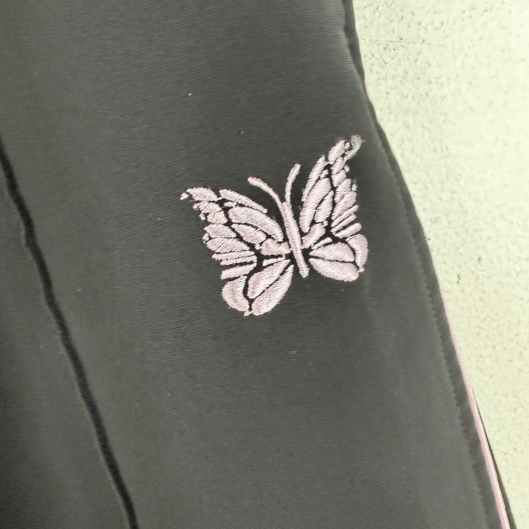 Needles Black Pleated Western Track Pants
