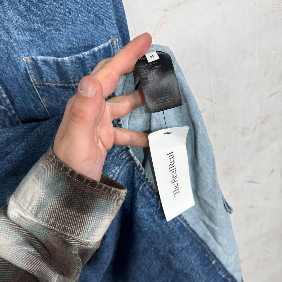 Balenciaga Blue Trompe Shirt