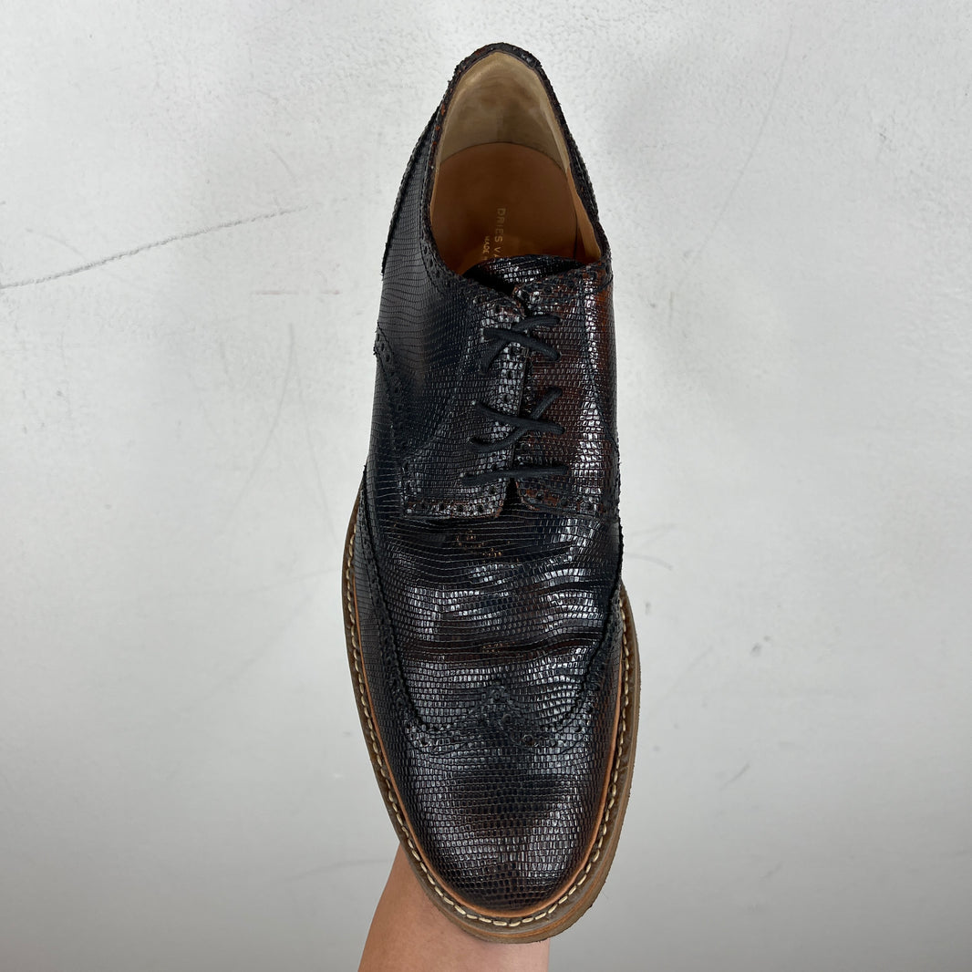 Dries Van Noten Brown Wingtip Derbys