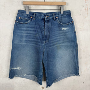 Margiela MM6 Distressed Denim Shorts