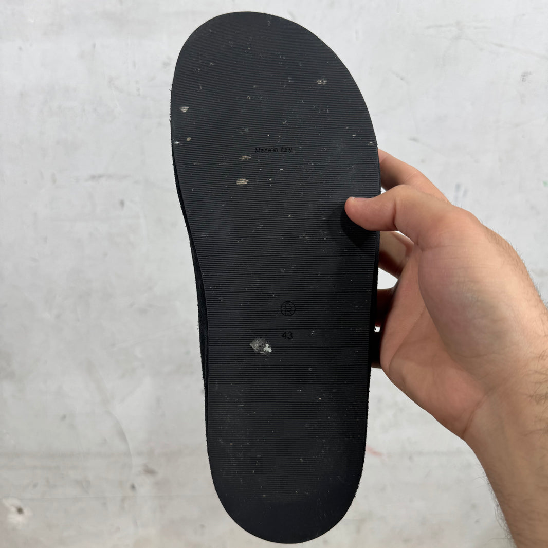The Row Hudson Suede Slippers
