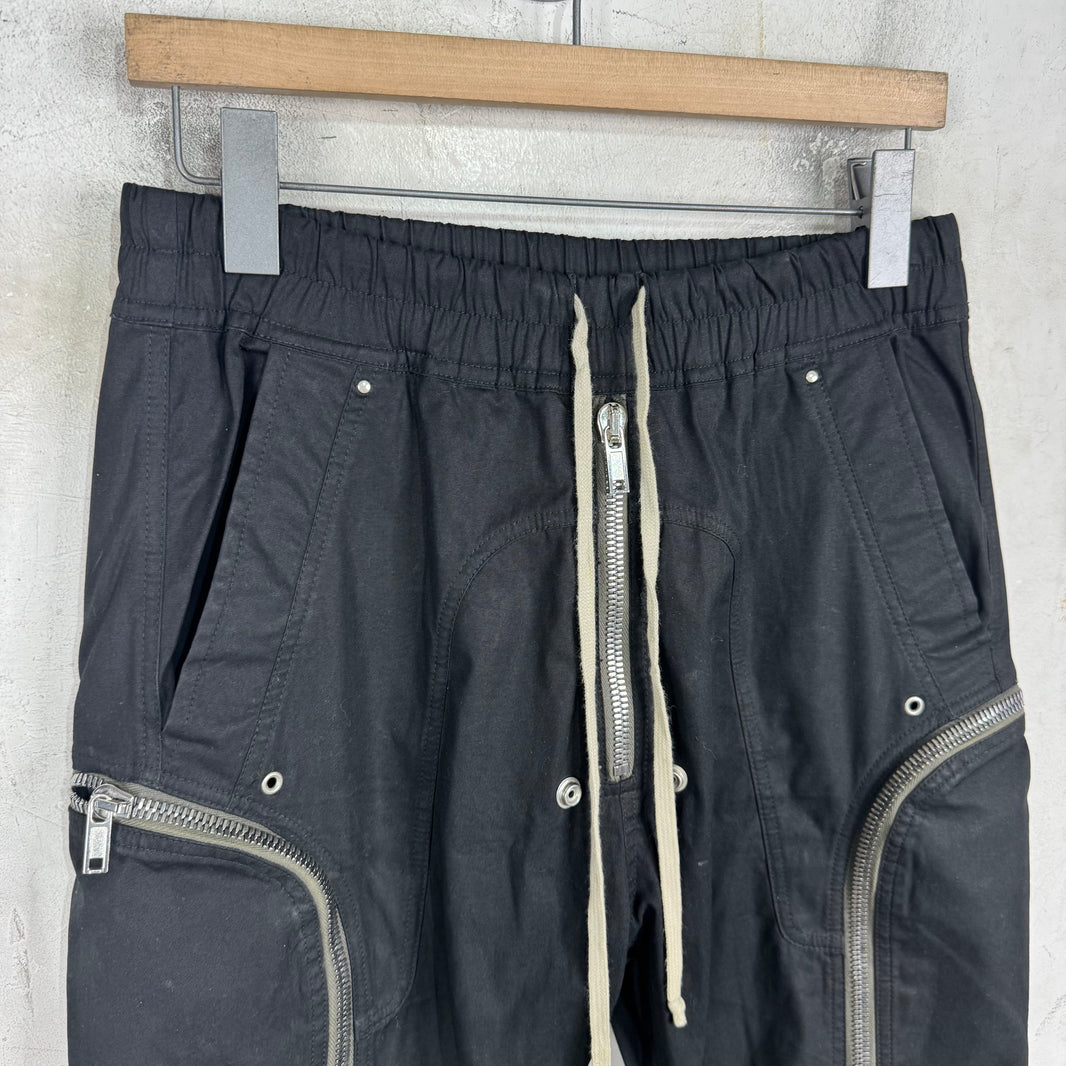 Rick Owens Strobe Canvas Bauhaus Joggers