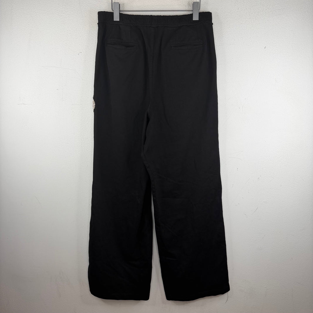 424 Academy Patches Black Sweatpants