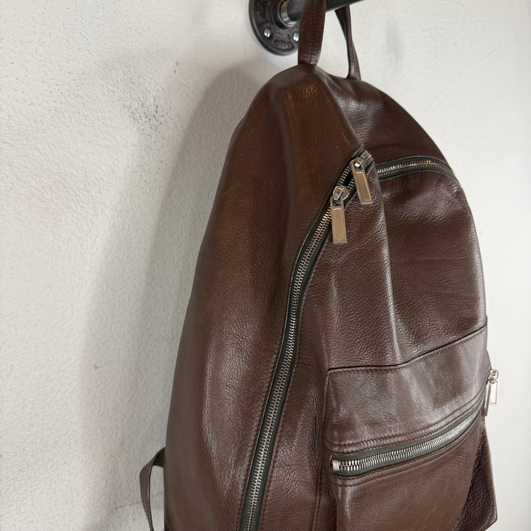 Rick Owens Leather Backpack