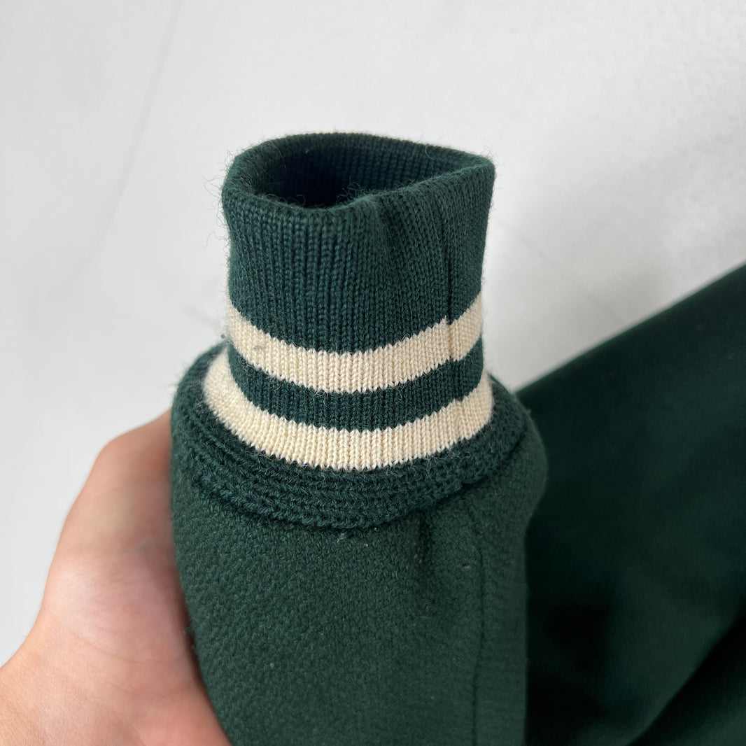 Saint Laurent Forest Green Teddy Jacket