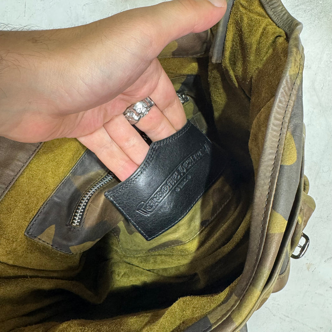 Chrome Hearts Camouflage Leather Gunslinger Messenger