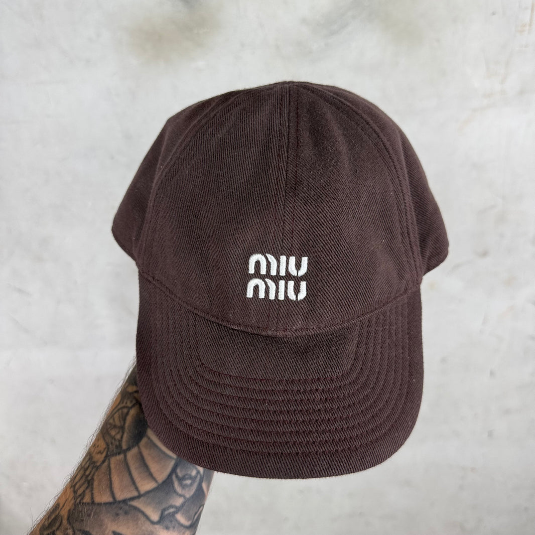 Miu Miu Foldable Logo Hat