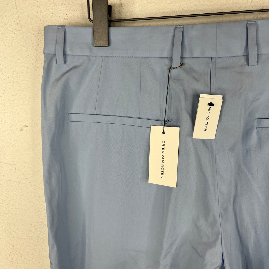 Dries Van Noten Baby Blue Dress Trousers