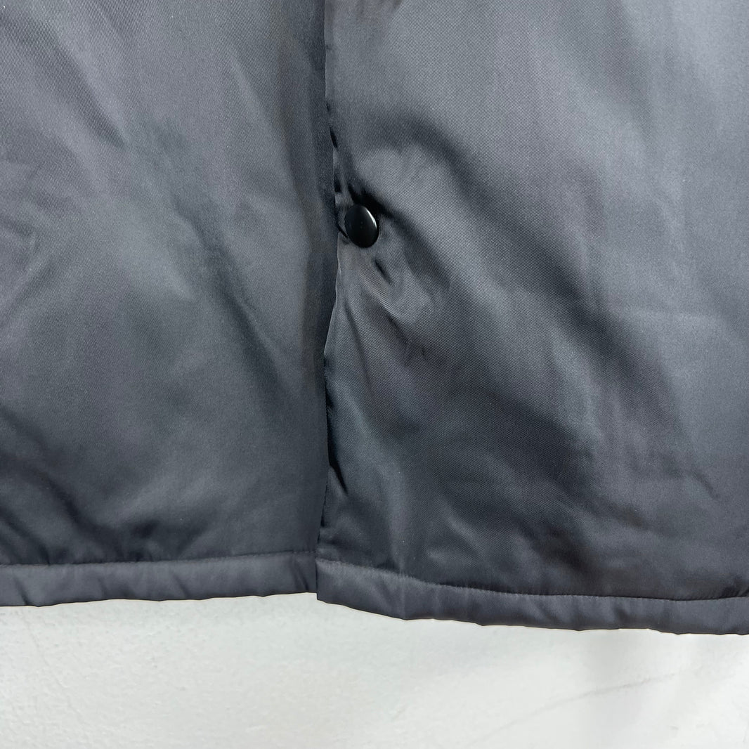 Prada Padded Snap Button Badge Jacket