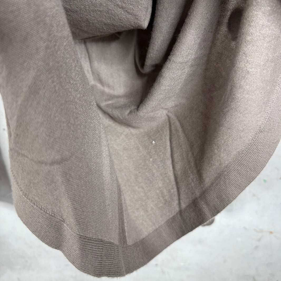 Rick Owens x Moncler Cashmere Drapefront Sweater