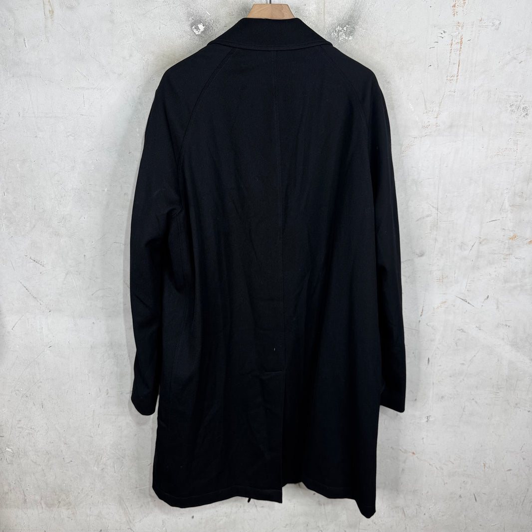 Kris Van Assche Black Peacoat