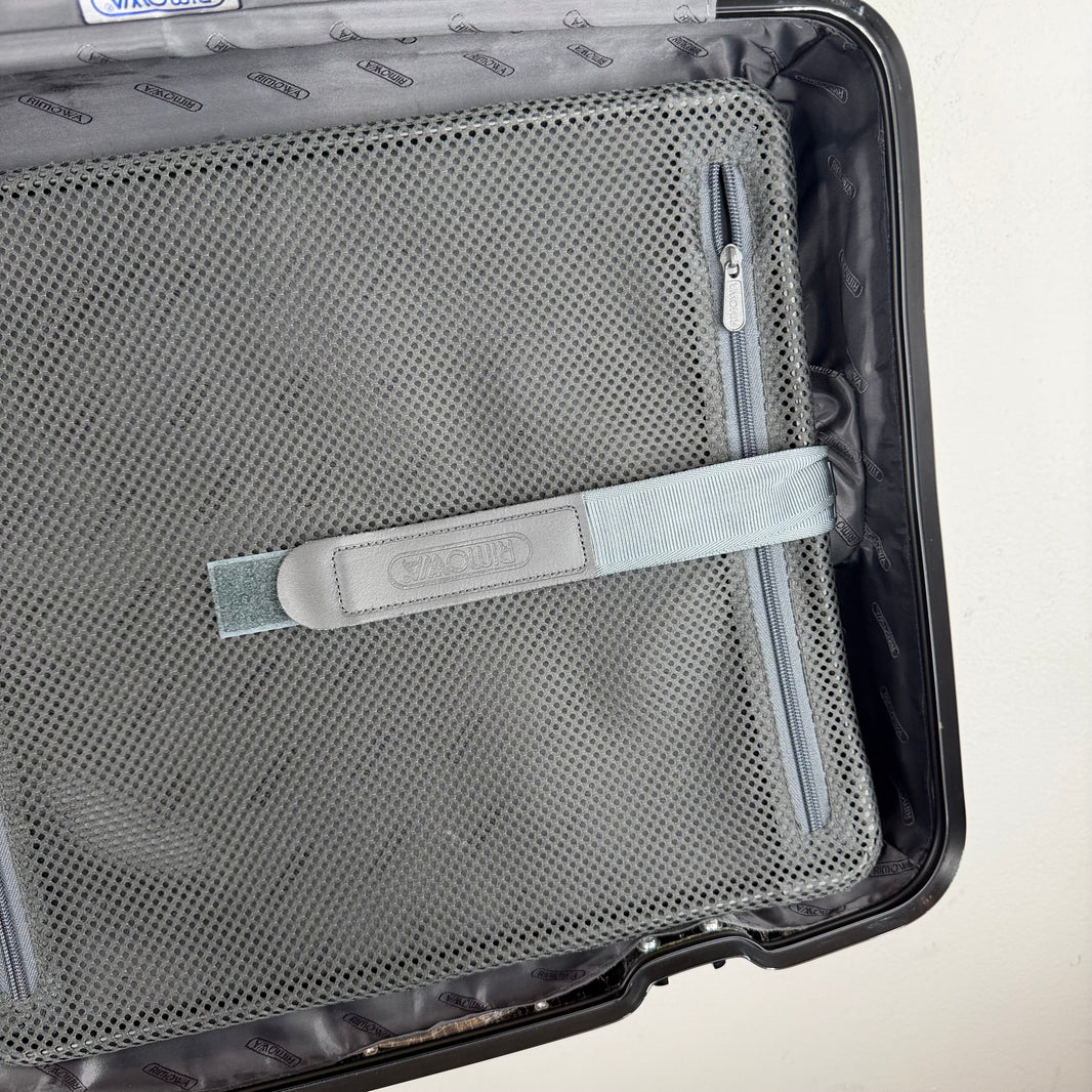 Rimowa 2014 Cabin S Carry On Black Aluminum Suitcase