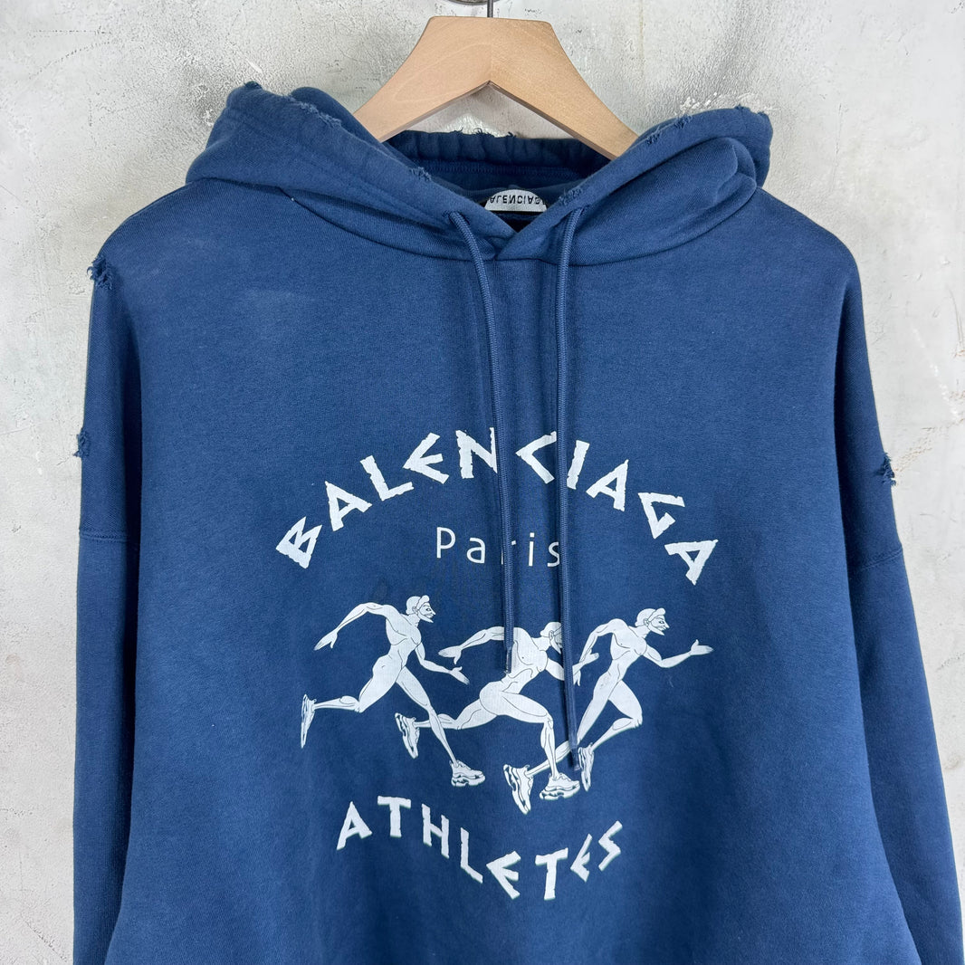 Balenciaga Marathon Navy Hoodie