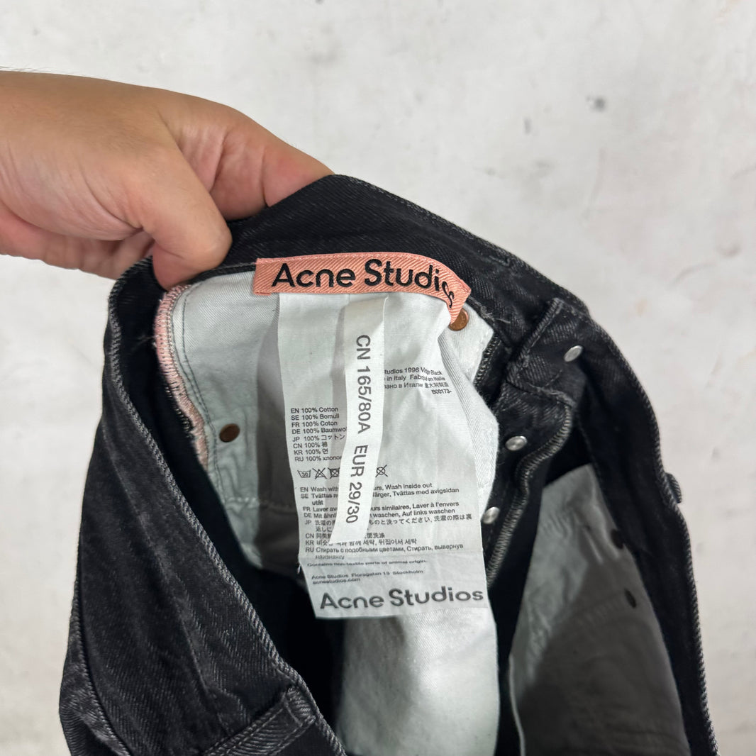 Acne Studios 1996 Vintage Black Straight Jeans