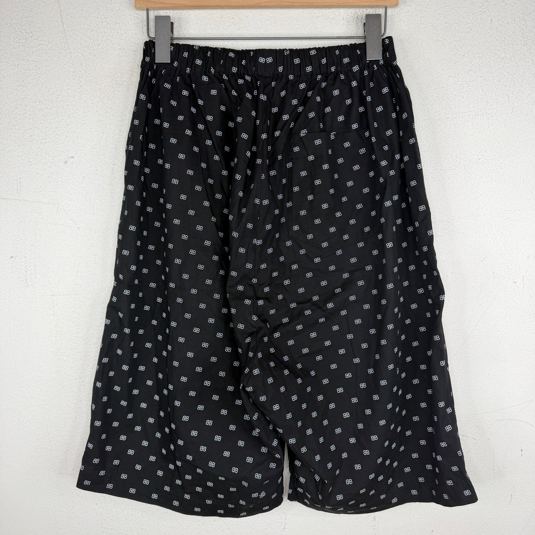 Balenciaga BB Monogram Shorts