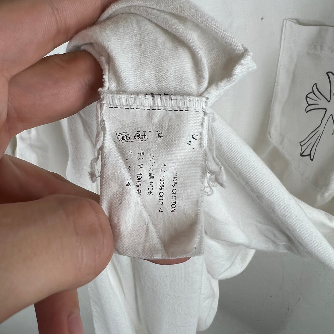 Chrome Hearts White Cross Pocket T-Shirt