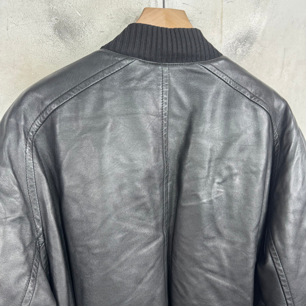Gucci Tom Ford Leather Bomber Jacket
