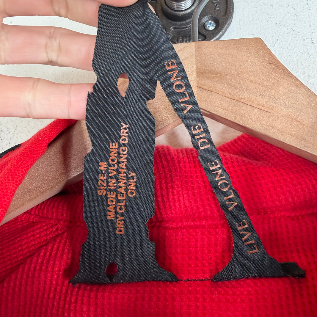 Vlone Red Hood Logo Work Jacket