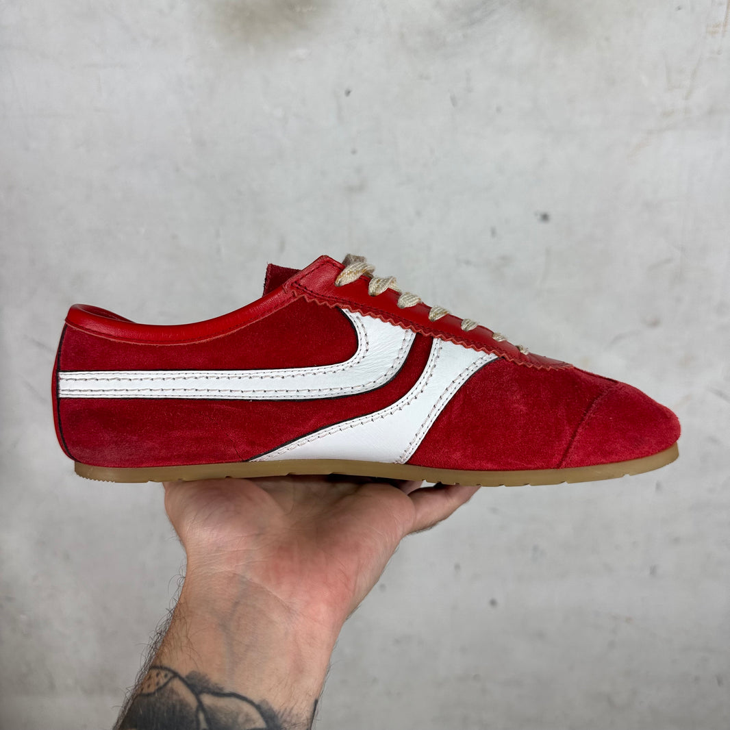 Dries Van Noten Red Driver Sneakers