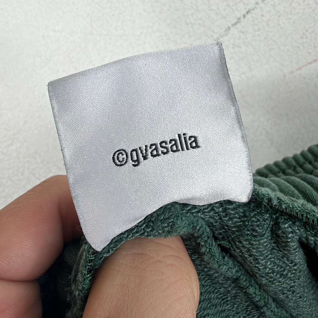 Vetements Police Green Baggy Sweatpants
