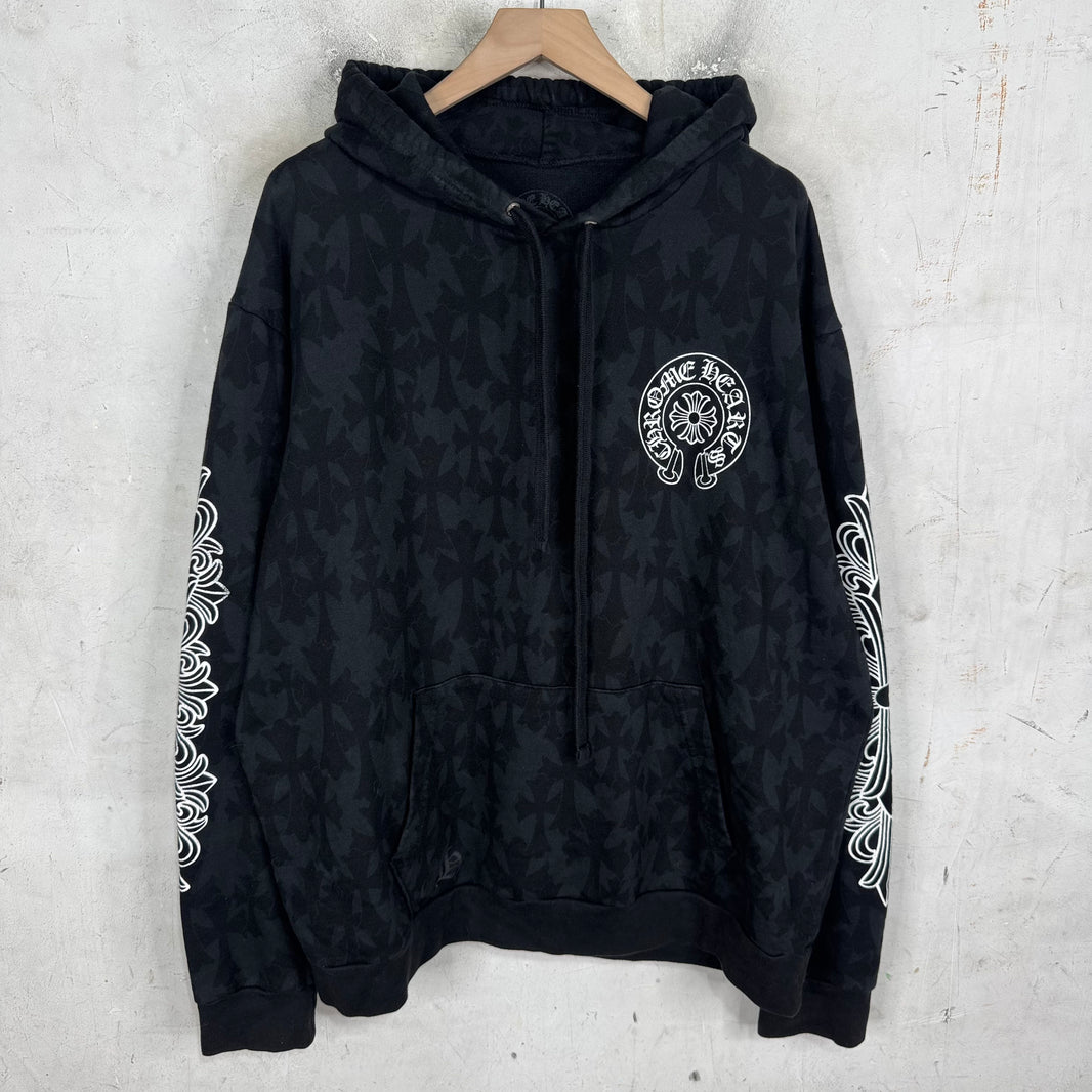 Chrome Hearts Cemetery Floral Hoodie