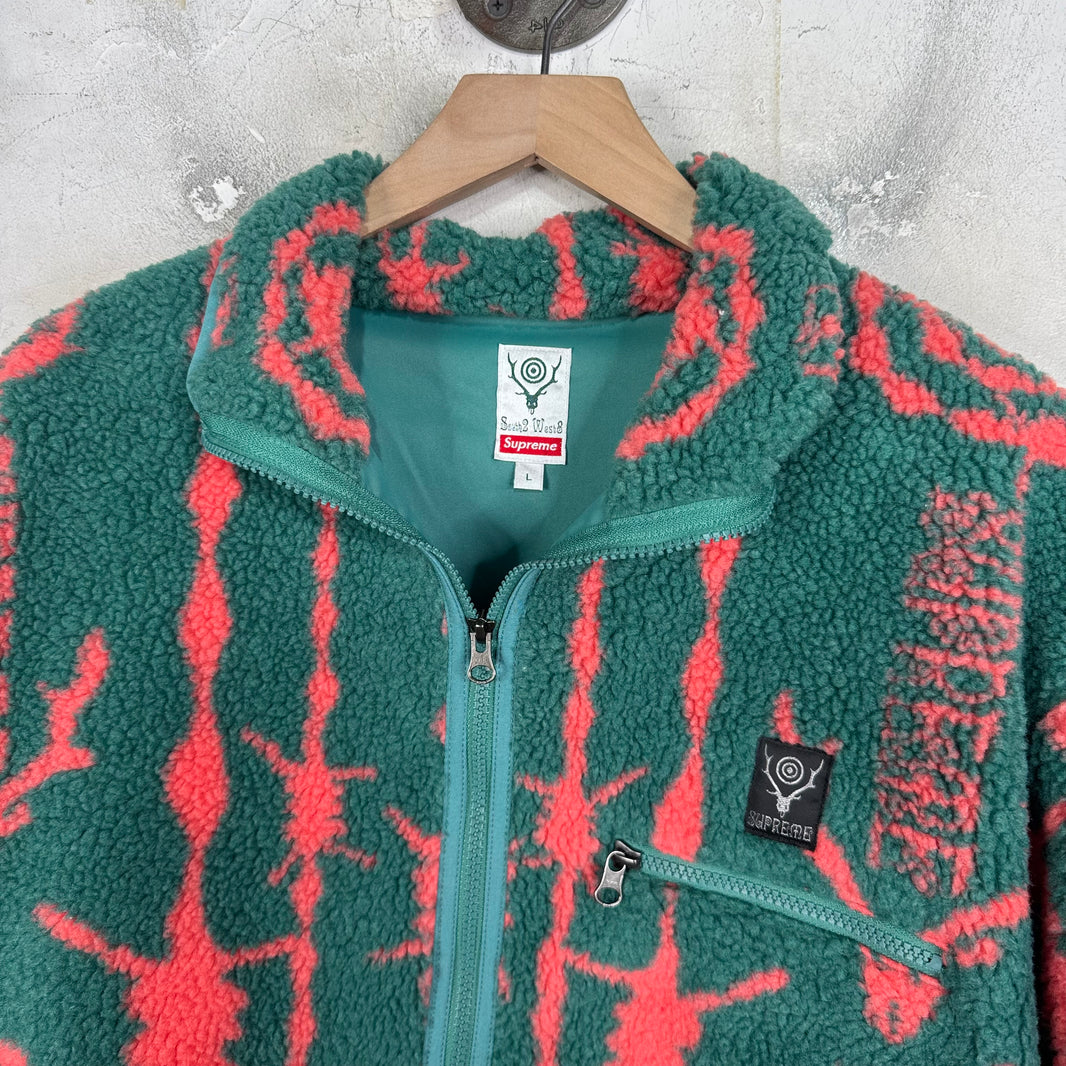 Supreme x South2West8 Fleece Jacket