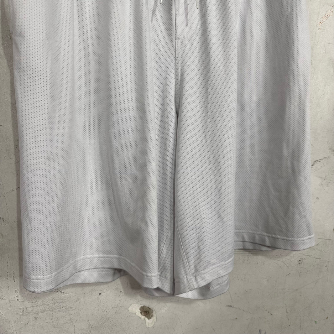 Balenciaga White Double Waist Shorts