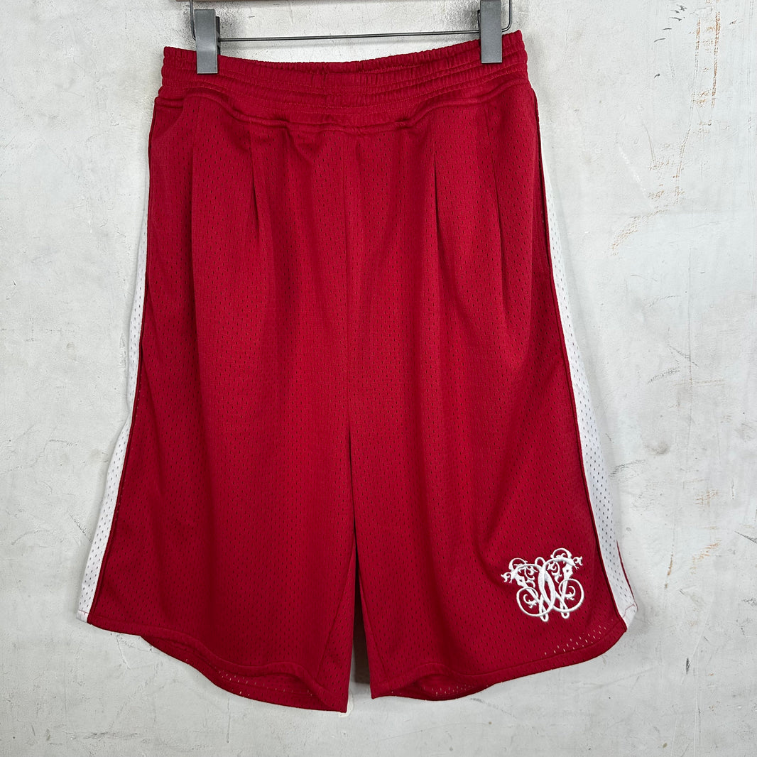 Willy Chavarria Red Athletic Shorts