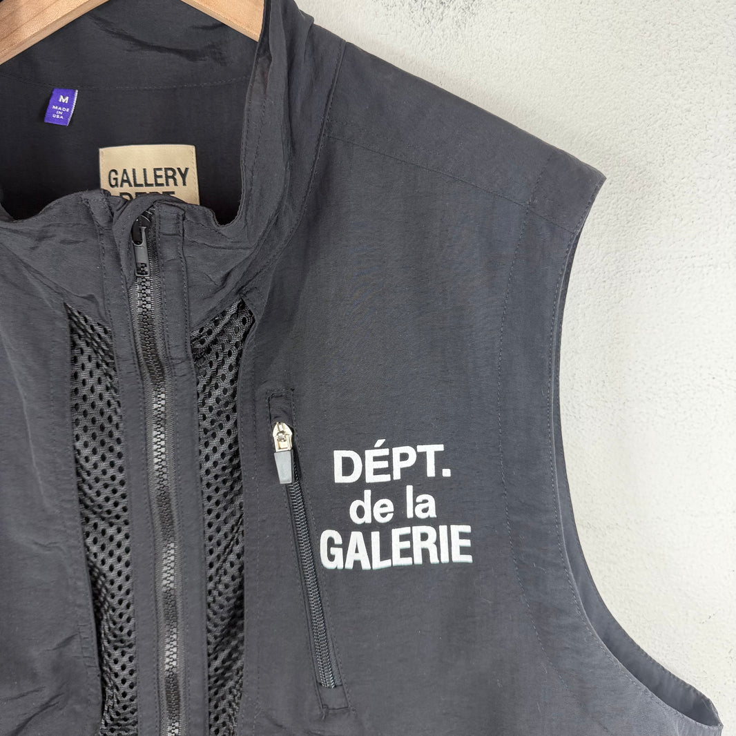 Gallery Dept Black French Logo Vest