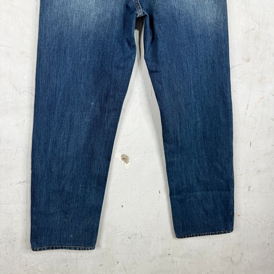 Prada Medium Wash Plaqued Jeans