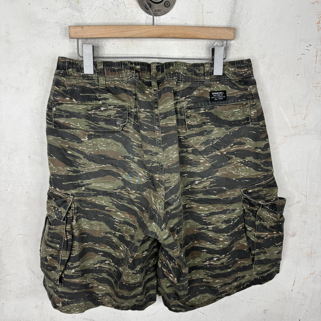 Supreme Tiger Camo Cargo Shorts
