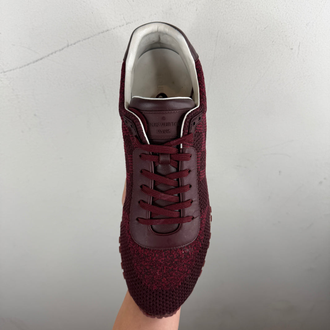 Louis Vuitton Maroon Run Away Sneakers