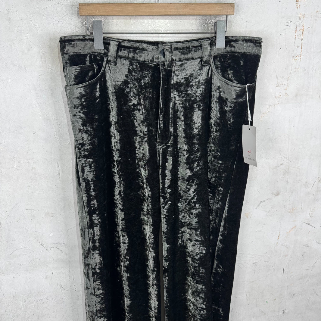 Balenciaga Shiny Velvet 5 Pocket Pants