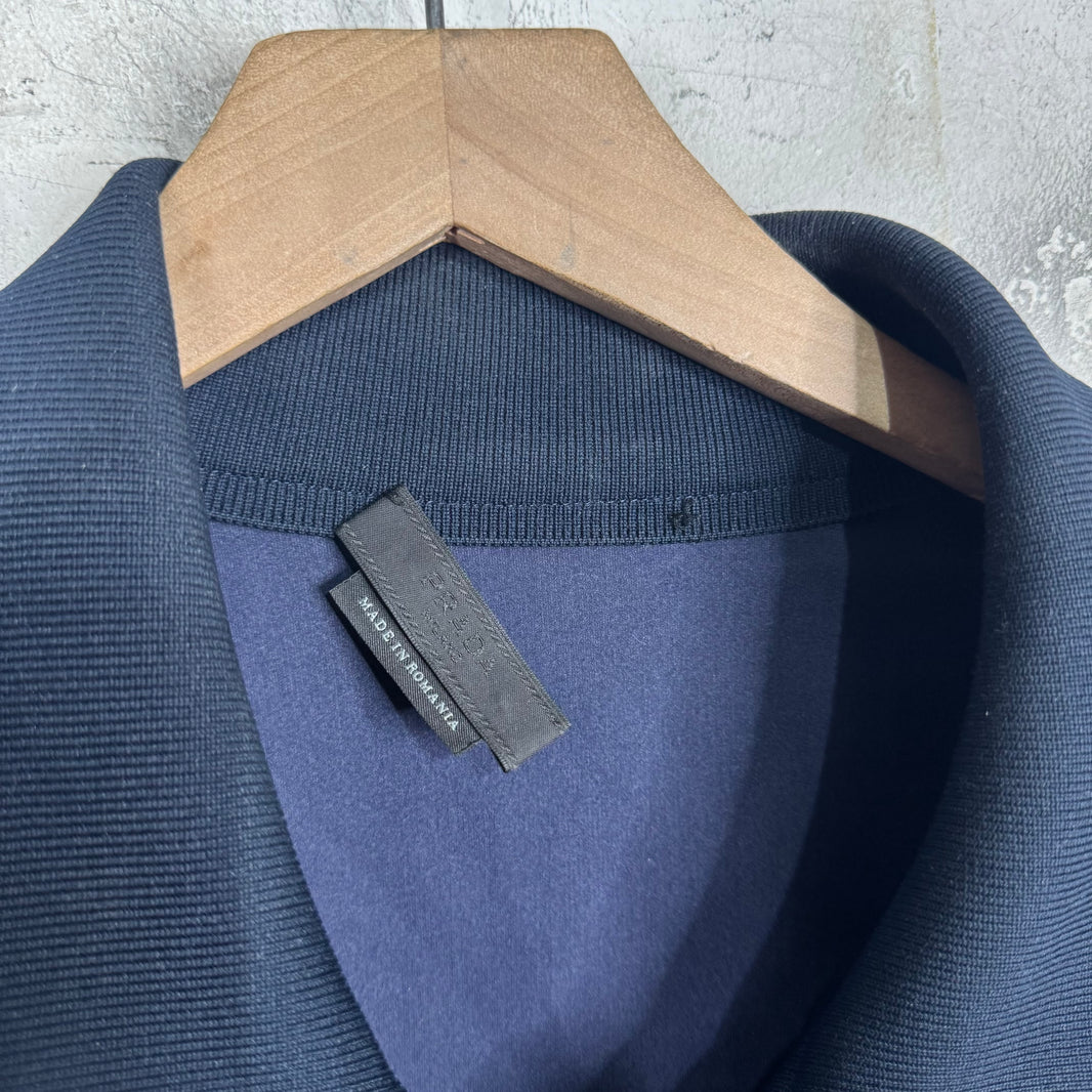 Prada Navy Red Bar Track Jacket