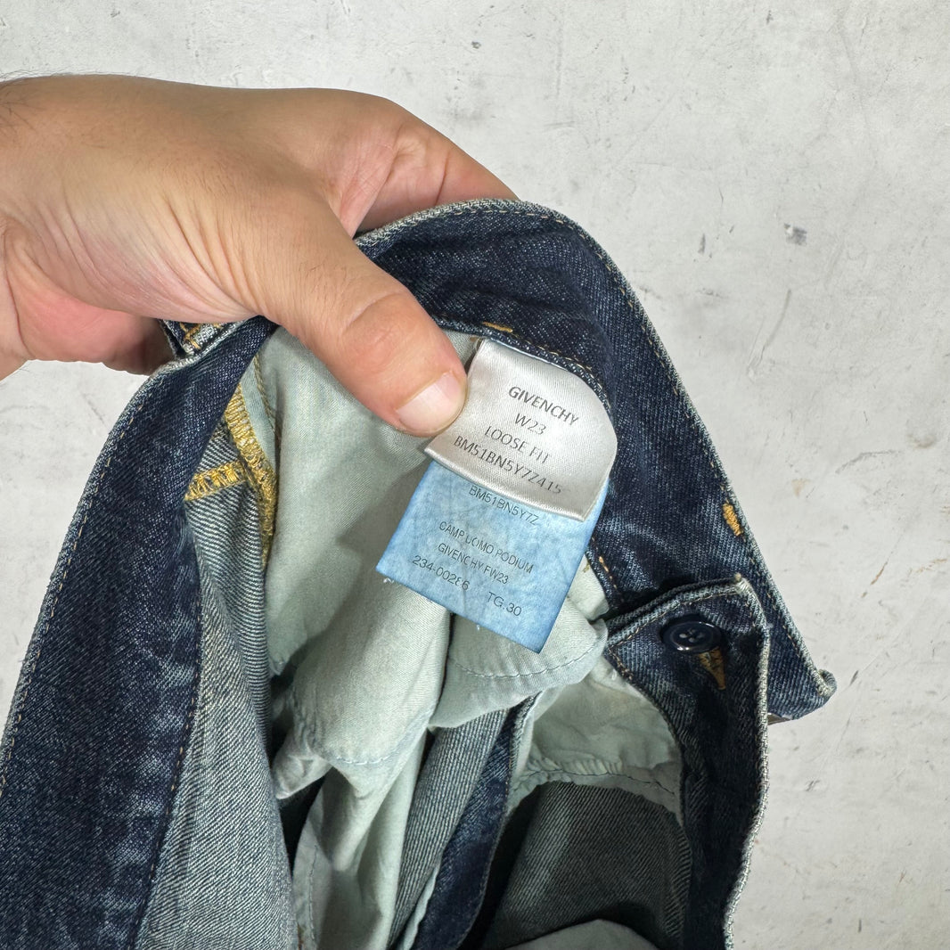Givenchy Sample Medium Wash Straight Leg Jeans